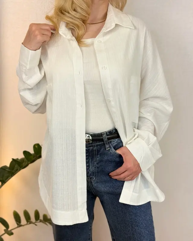 شومیز رنگی قواره دار